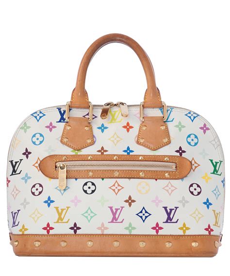 louis vuitton multicolor weiß|Louis Vuitton multicolor monogram bag.